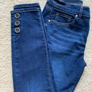 Loft Jeans with Ankle Detail